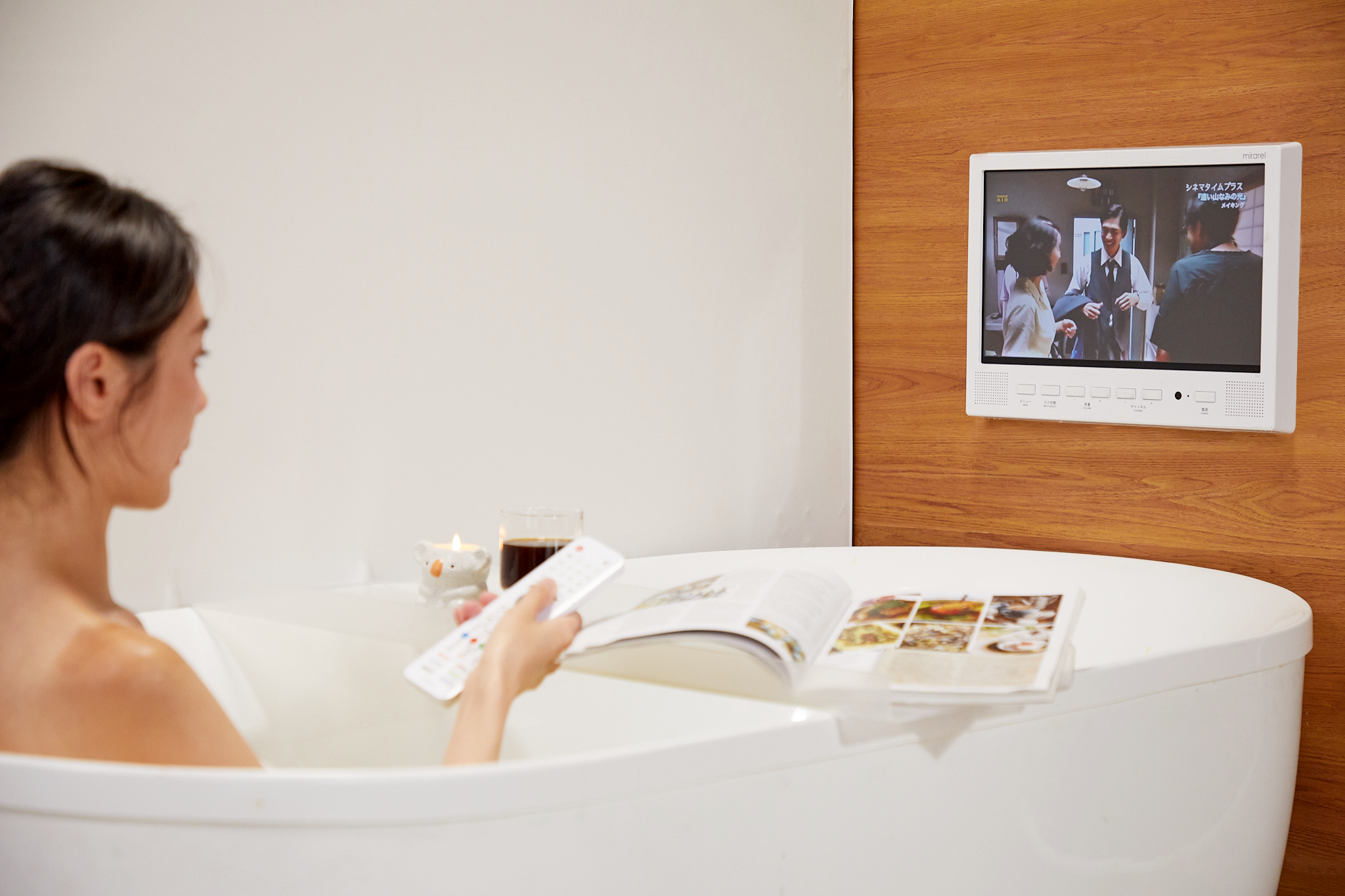 浴室テレビ mirarel 16インチ GoogleTV搭載 16MBTW+ 楽天市場】mirarel ミラレルプラス 浴室テレビ 16V型 地上