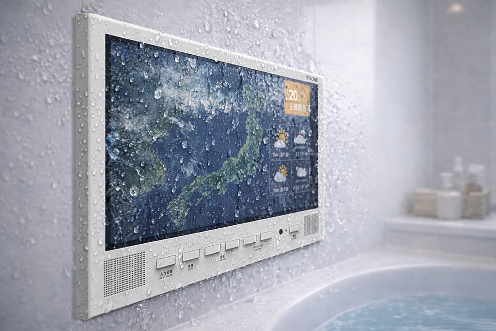 浴室テレビは本当に安全？防水・漏電・感電対策をわかりやすく解説