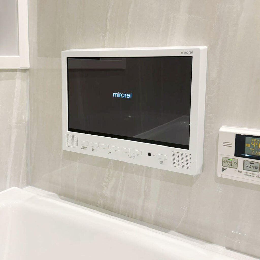 mirarel ミラレル お風呂テレビ 浴室テレビGoogleTV搭載 防水 リモコン 地デジ BS CS ツインバード パナソニック タブレット 