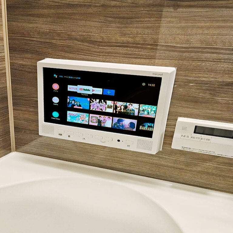 Soulacaミラー浴室テレビ ネット動画アプリ対応 在庫あり】16MBTW mirarel ミラレル 16V型浴室テレビ ネット動画アプリ