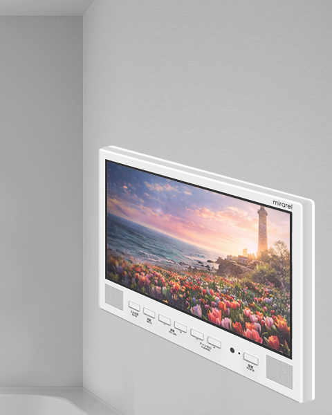 すっきり設置。
浴室の景観 を崩さない。